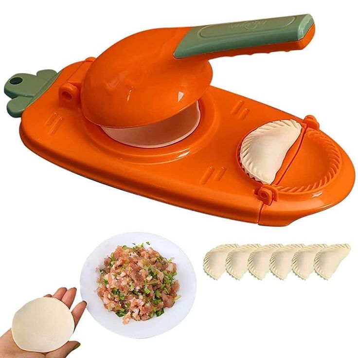 2 in 1 manual plastic dumpling maker