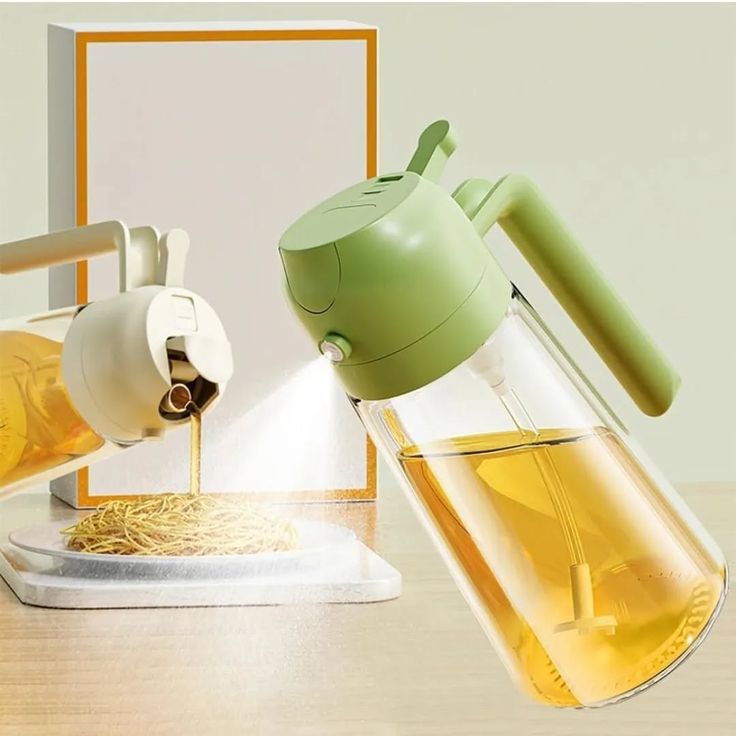 2 in 1 Glass olive oil sprayer